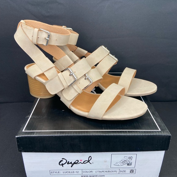 Qupid Women’s Lucille-12 LT Taupe Nubuck Pumps Size 8 (BB32)
New in‎ box - Picture 4 of 8